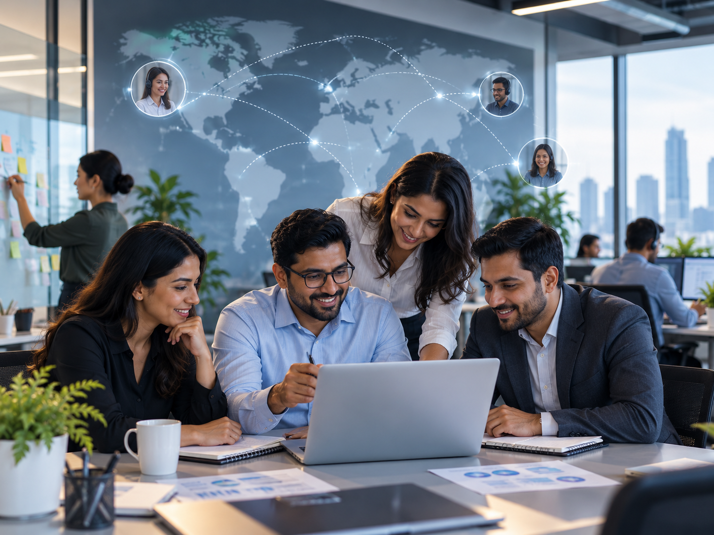 Business Professionals Focusing on Strategic Growth